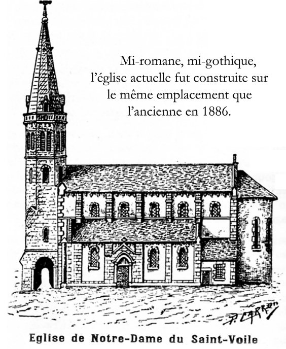 Coupiac église de Notre Dame du Saint Voile